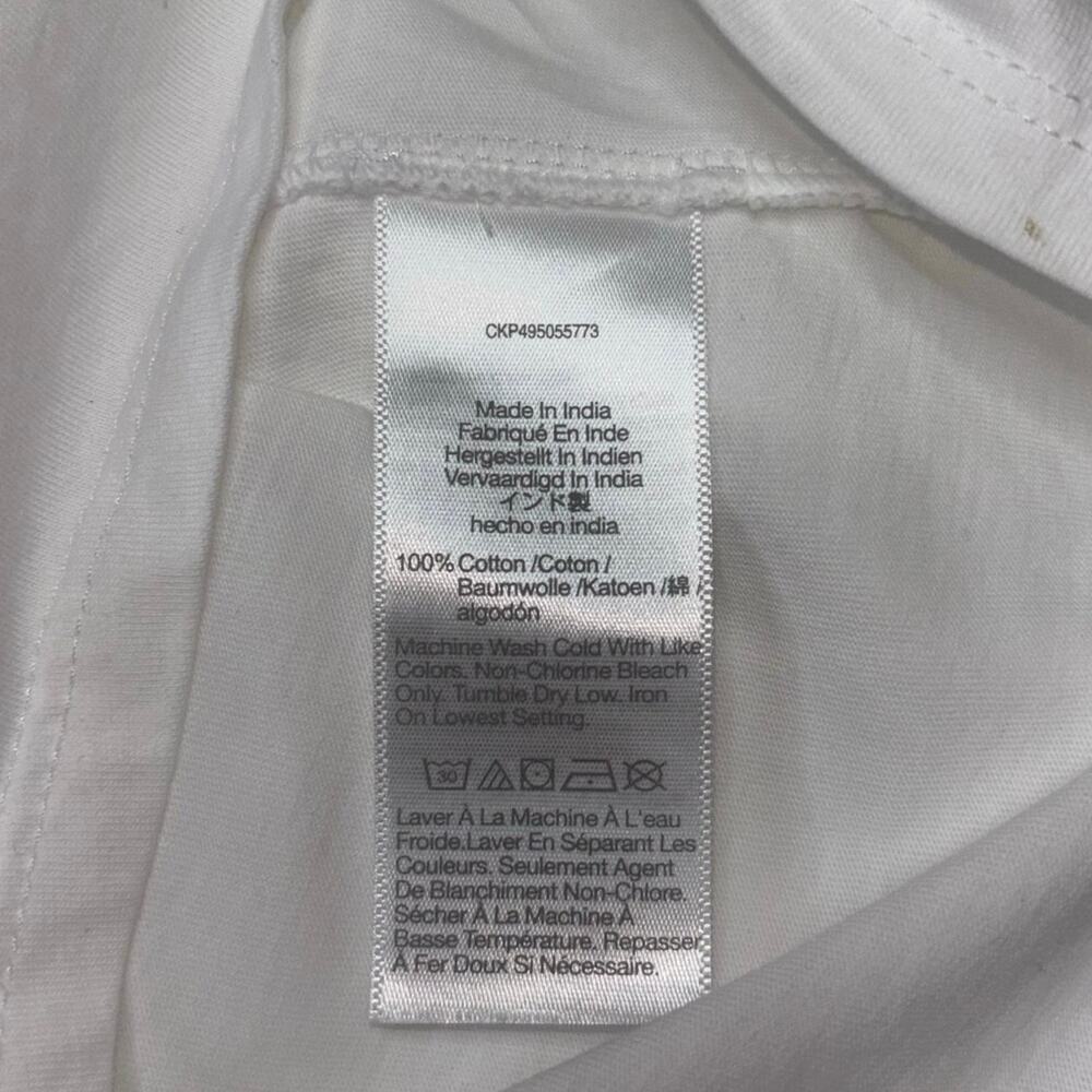 Madewell Essential Slim Tee XXS White 100% Cotton Fitted Crewneck NWT Basic - Picture 9 of 9